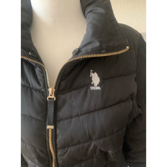 U. S POLO ASSN  black Jacket . Size Small - Picture 3 of 11